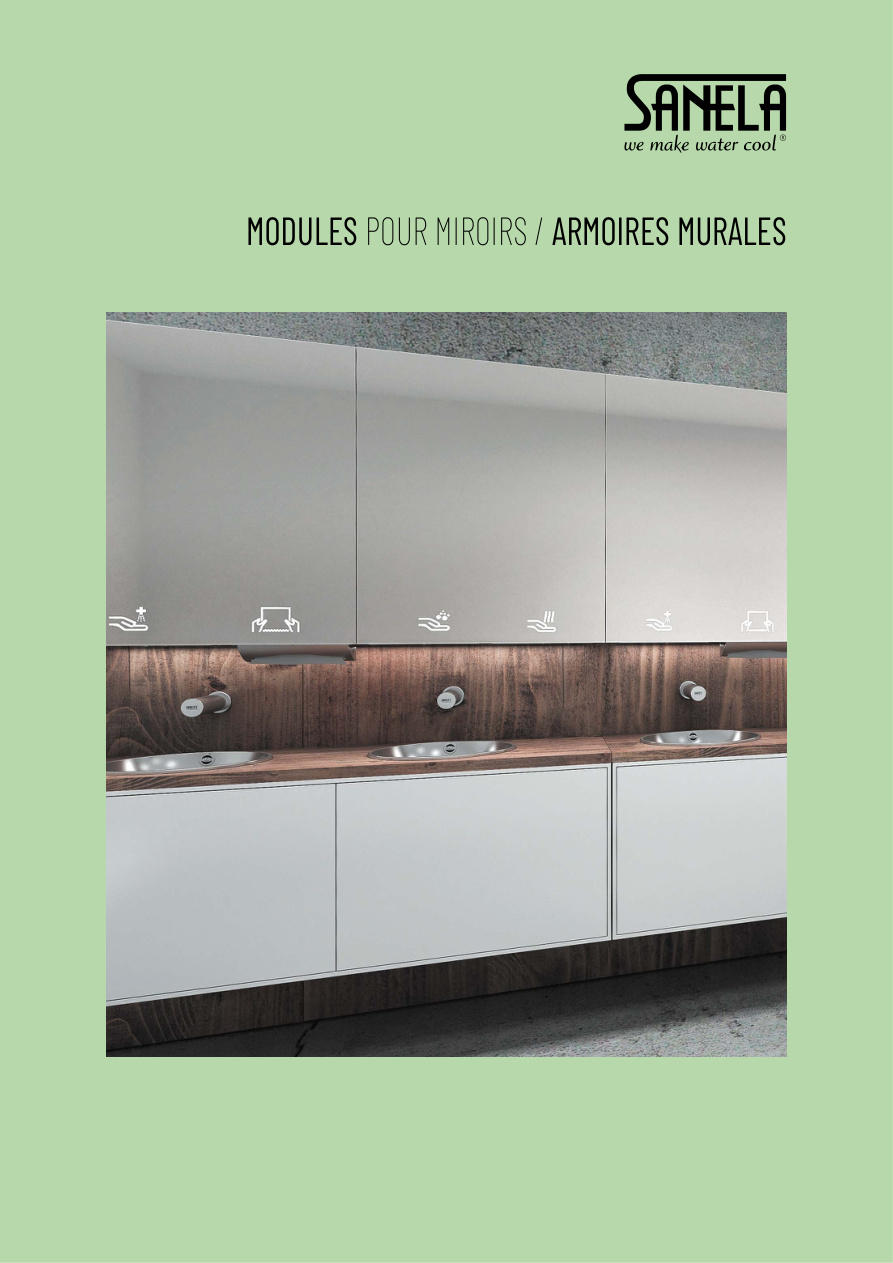 Modules miroirs et armoires SANELA
